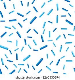 Light BLUE vector seamless, isometric template with repeated sticks. Glitter abstract illustration with colorful sticks. Design for wallpaper, fabric makers.