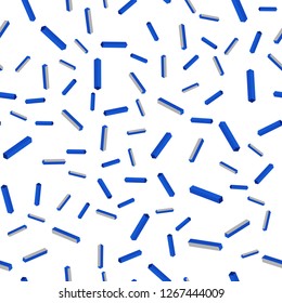 Light BLUE vector seamless, isometric background with straight lines. Blurred decorative design in simple style with lines. Pattern for trendy fabric, wallpapers.