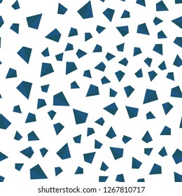 Light BLUE vector seamless, isometric background with triangles. Abstract gradient illustration with triangles. Design for wallpaper, fabric makers.