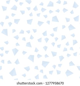 Light BLUE vector seamless, isometric pattern with polygonal style. Beautiful illustration with triangles in nature style. Pattern for trendy fabric, wallpapers.