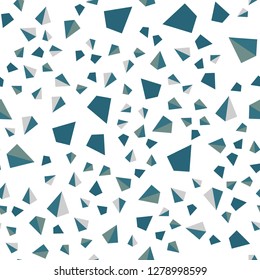 Light BLUE vector seamless, isometric layout with lines, triangles. Illustration with set of colorful triangles. Pattern for trendy fabric, wallpapers.