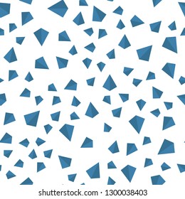 Light BLUE vector seamless, isometric pattern with polygonal style. Abstract gradient illustration with triangles. Design for wallpaper, fabric makers.