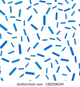 Light BLUE vector seamless, isometric background with straight lines. Lines on blurred abstract background with gradient. Design for textile, fabric, wallpapers.