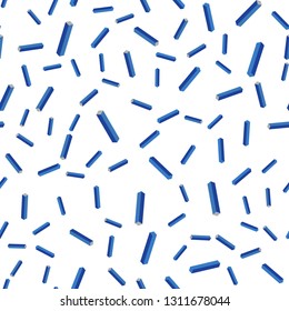 Light BLUE vector seamless, isometric template with repeated sticks. Blurred decorative design in simple style with lines. Pattern for trendy fabric, wallpapers.