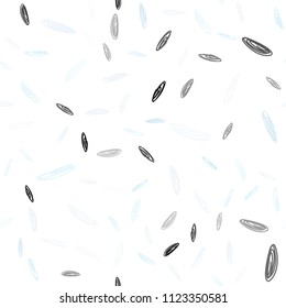 Light BLUE vector seamless layout with circle shapes. Abstract illustration with colored bubbles in nature style. Pattern can be used as texture of wallpapers.