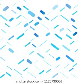 Light BLUE vector seamless layout with flat crossing lines. Modern geometrical abstract illustration with staves. The pattern can be used for busines ad, booklets, leaflets