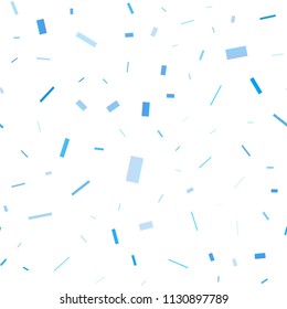 Light BLUE vector seamless layout with lines, rectangles. Abstract gradient illustration with rectangles. Modern template for your landing page.