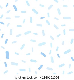 Light BLUE vector seamless layout with flat lines. Shining colored illustration with sharp stripes. Pattern for ads, posters, banners.