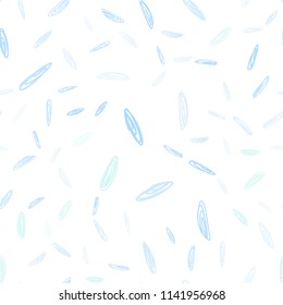 Light BLUE vector seamless layout with circle shapes. Illustration with set of shining colorful abstract circles. Completely new template for your brand book.