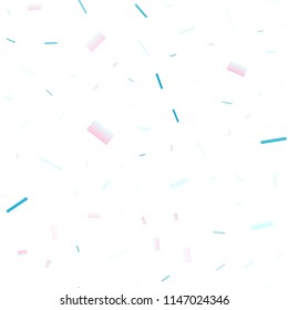 Light BLUE vector seamless layout with lines, rectangles. Modern abstract illustration with colorful rectangles. Pattern for commercials.