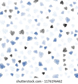 Light BLUE vector seamless layout with flat lines. Glitter abstract illustration with colored sticks. Best design for your ad, poster, banner.