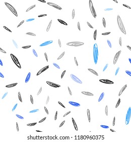Light BLUE vector seamless layout with circle shapes. Illustration with set of shining colorful abstract circles. Pattern can be used for ads, leaflets.
