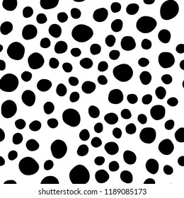 Light BLUE vector seamless layout with circle spots. Blurred bubbles on abstract backdrop with colorful gradient. Template for business cards, websites.