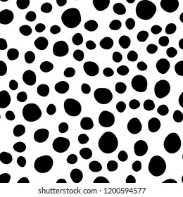 Light BLUE vector seamless layout with circle spots. Blurred decorative design in abstract style with bubbles. Pattern for trendy fabric, wallpapers.