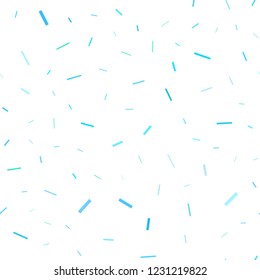 Light BLUE vector seamless layout with flat lines. Glitter abstract illustration with colored sticks. The template can be used as a background.