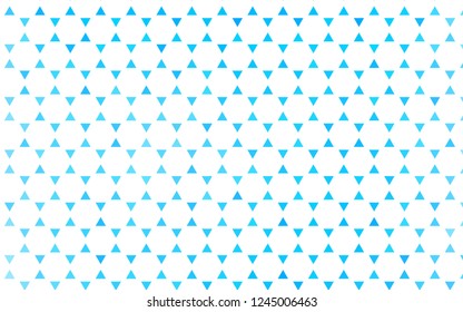 Light BLUE vector seamless layout with lines, triangles. Illustration with set of colorful triangles. Template for business cards, websites.