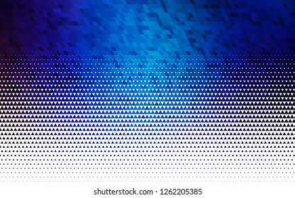 Light BLUE vector seamless layout with lines, triangles. Modern abstract illustration with colorful triangles. Pattern for design of fabric, wallpapers.