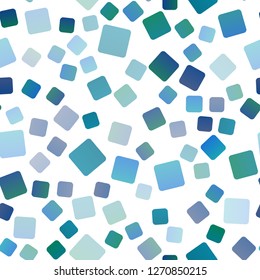 Light BLUE vector seamless layout with lines, rectangles. Illustration with set of colorful rectangles. Smart design for your business advert.
