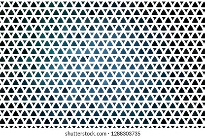 Light BLUE vector seamless layout with lines, triangles. Glitter abstract illustration with triangular shapes. Design for textile, fabric, wallpapers.