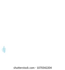 Light BLUE vector seamless  natural abstract design. Sketchy doodles with leaves on blurred background. Hand painted design for web, leaflet, textile.
