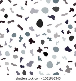 Light BLUE vector seamless pattern with liquid shapes. Geometric illustration in marble style with gradient.  The best blurred design for your business.