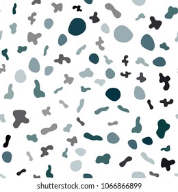 Light BLUE vector seamless pattern with bent ribbons. Glitter abstract illustration with wry lines. A completely new template for your business design.