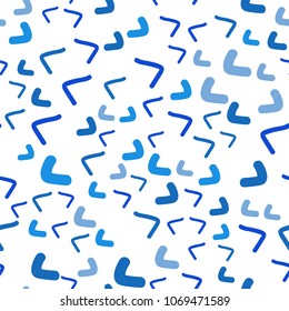 Light BLUE vector seamless  pattern with liquid shapes. A vague circumflex abstract illustration with gradient. Marble design for your web site.