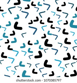 Light BLUE vector seamless  pattern with curved circles. A completely new color illustration in marble style. Textured wave pattern for backgrounds.