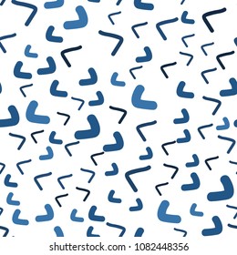 Light BLUE vector seamless  pattern with bent ribbons. Colorful abstract illustration with gradient lines. Marble style for your business design.