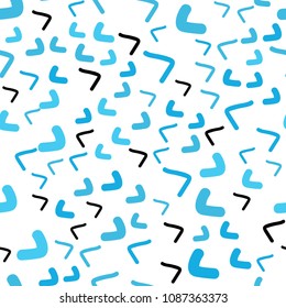 Light BLUE vector seamless  pattern with bubble shapes. Modern gradient abstract illustration with bandy lines. The template for cell phone backgrounds.