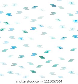 Light BLUE vector seamless pattern with narrow lines. Blurred decorative design in simple style with lines. Smart design for your business advert.