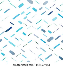 Light BLUE vector seamless pattern with narrow lines. Shining colored illustration with narrow lines. The template can be used as a background.