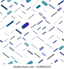 Light BLUE vector seamless pattern with narrow lines. Lines on blurred abstract background with gradient. The pattern can be used for websites.