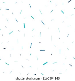 Light BLUE vector seamless pattern with narrow lines. Decorative shining illustration with lines on abstract template. The pattern can be used for websites.