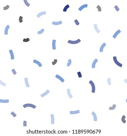 Light BLUE vector seamless pattern with lava shapes. Colorful illustration in abstract marble style with gradient. A completely new memphis design for your business.
