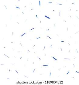 Light BLUE vector seamless pattern with narrow lines. Lines on blurred abstract background with gradient. The pattern can be used for websites.