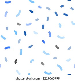 Light BLUE vector seamless pattern with bent lines. Brand new colored illustration in marble style with gradient. Marble style for your business design.