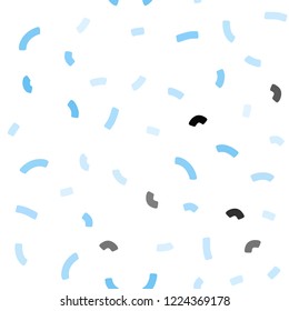 Light BLUE vector seamless pattern with liquid shapes. Brand new colored illustration in marble style with gradient. Pattern for your business design.