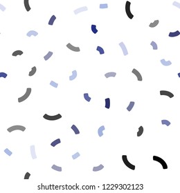 Light BLUE vector seamless pattern with liquid shapes. Geometric illustration in marble style with gradient.  Brand new design for your ads, poster, banner.