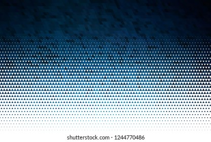 Light BLUE vector seamless pattern in polygonal style. Modern abstract illustration with colorful triangles. Pattern for trendy fabric, wallpapers.