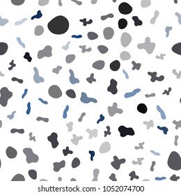 Light BLUE vector seamless template with lava shapes. Colorful illustration in abstract marble style with gradient. Pattern for your business design.