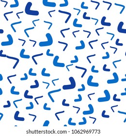 Light BLUE vector seamless  template with bubble shapes. Creative geometric illustration in marble style with gradient. The template for cell phone backgrounds.