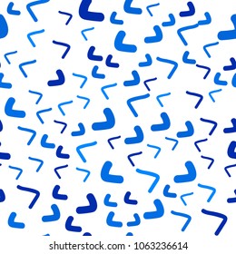 Light BLUE vector seamless  template with liquid shapes. Blurred geometric sample with gradient bubbles.  Brand-new design for your ads, poster, banner.