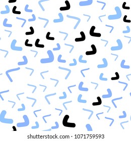 Light BLUE vector seamless  template with bubble shapes. A sample with blurred bubble shapes. Brand-new design for your ads, poster, banner.