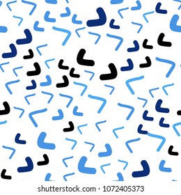 Light BLUE vector seamless  template with bubble shapes. Colorful illustration in abstract marble style with gradient. Marble style for your business design.