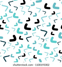 Light BLUE vector seamless  template with liquid shapes. An elegant bright illustration with gradient. New composition for your brand book.