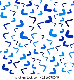 Light BLUE vector seamless  template with liquid shapes. Geometric illustration in marble style with gradient.  Marble style for your business design.