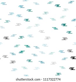 Light BLUE vector seamless template with repeated sticks. Lines on blurred abstract background with gradient. Best design for your ad, poster, banner.