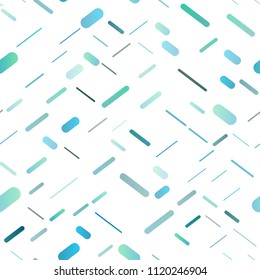 Light BLUE vector seamless template with repeated sticks. Modern geometrical abstract illustration with staves. The pattern can be used as ads, poster, banner for commercial.