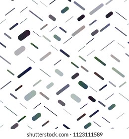Light BLUE vector seamless template with repeated sticks. Lines on blurred abstract background with gradient. The pattern can be used as ads, poster, banner for commercial.